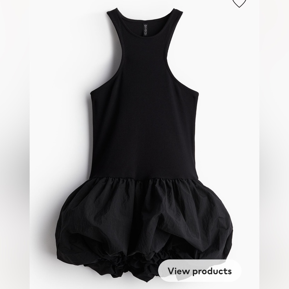 H&M Black Mini Dress